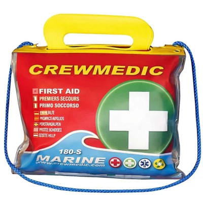 Trousse de premiers secours, pochette souple, étanche et flottante, équipée d’un système de fermeture hermétique - Crewmedic