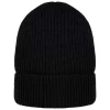 Couleur : Noir Bonnet en laine mérinos par Native Spirit, Noir