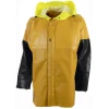 Couleur : Noir Veste ciré isomax Cap coz Nylpêche pour pêche professionnelle par Guy Cotten, Jaune noir - Taille S