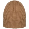 Couleur : Camel Bonnet en laine mérinos par Native Spirit, Camel