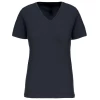 Couleur : Marine Lot de 5 tee-shirts Femme en coton bio 145 g par Kariban, Marine - Taille XS