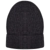 Couleur : Gris foncé Bonnet en laine mérinos par Native Spirit, Gris foncé